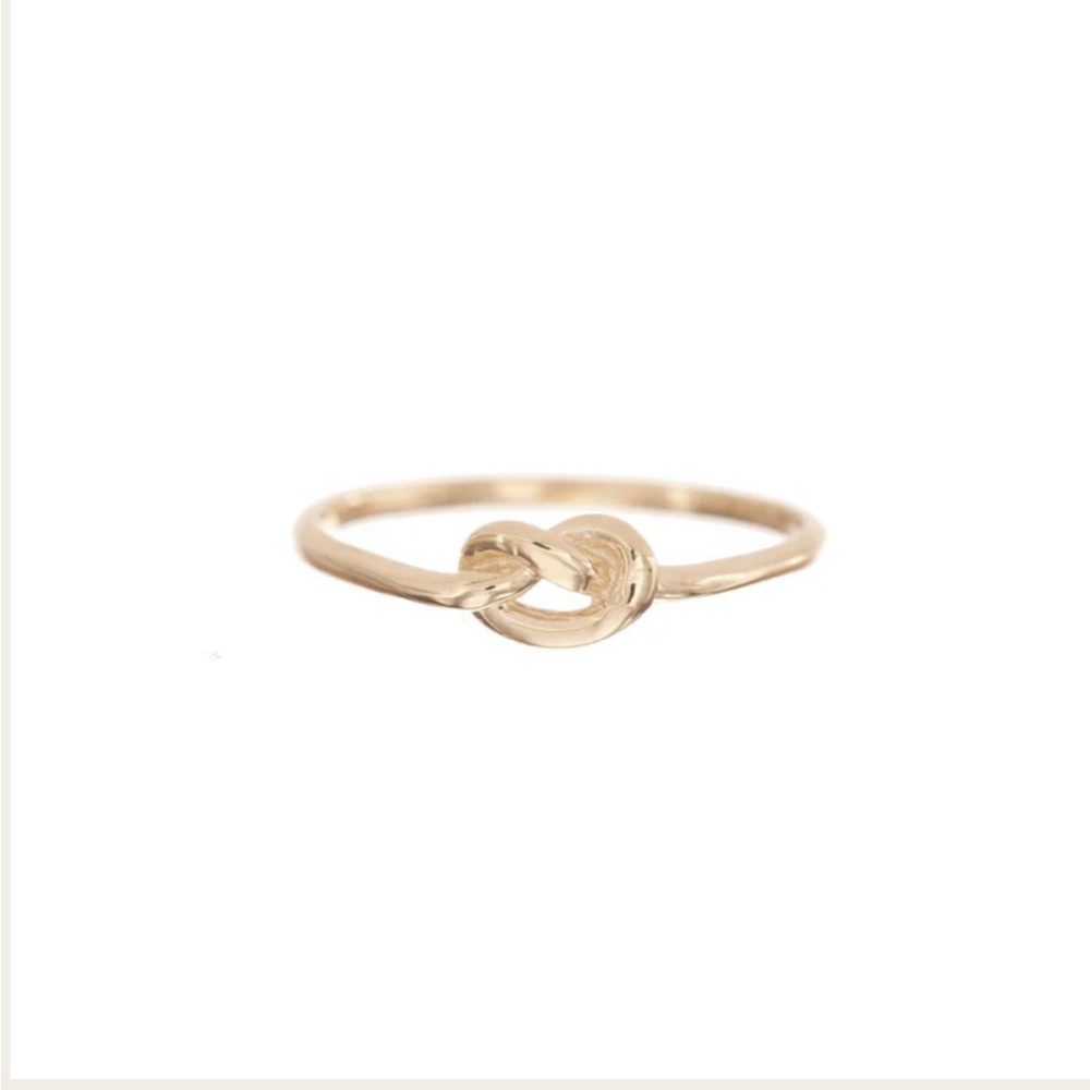 Ariel Gordon 14k yellow gold love knot ring